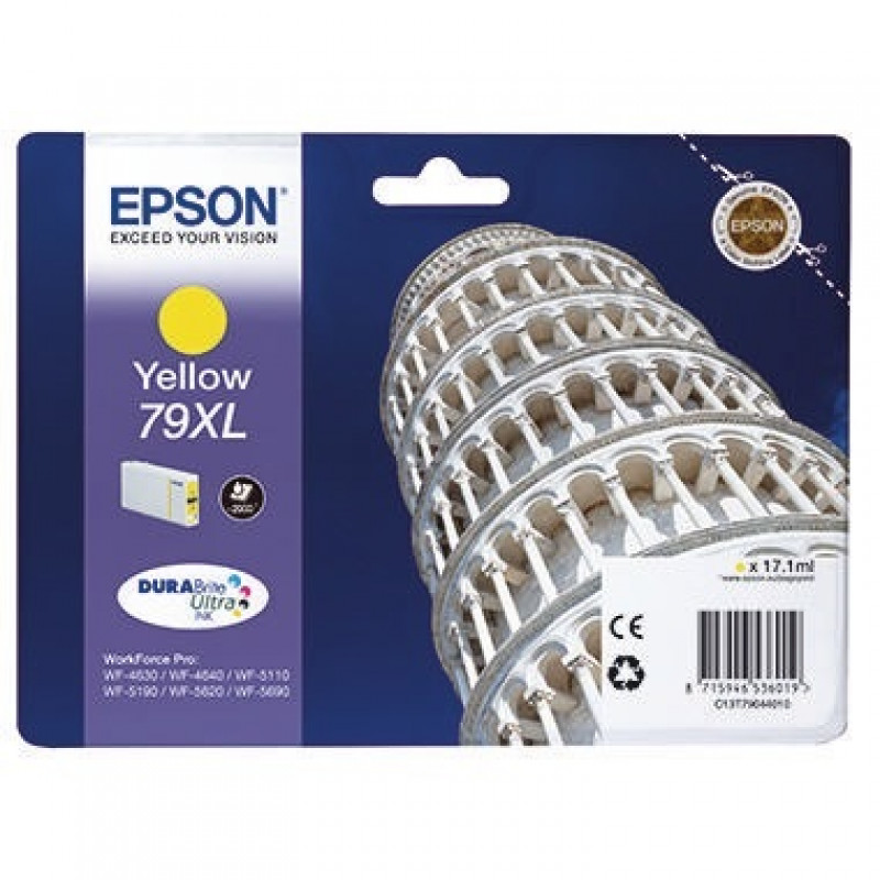 Epson Tintenpatrone C13T79044010 Nr.79XL 2.000Seiten gelb Epson Tintenpatrone C13T79044010 Nr.79XL 2.000Seiten gelb