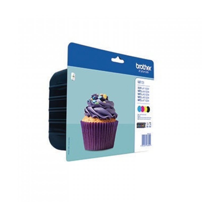 Brother Tintenpatrone LC123 VALBPDR sw/c/m/y 4 St./Pack. Brother Tintenpatrone LC123 VALBPDR sw/c/m/y 4 St./Pack.