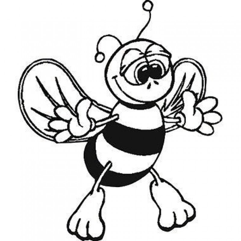 Motivstempel Biene Naturholz Motivstempel Biene Naturholz