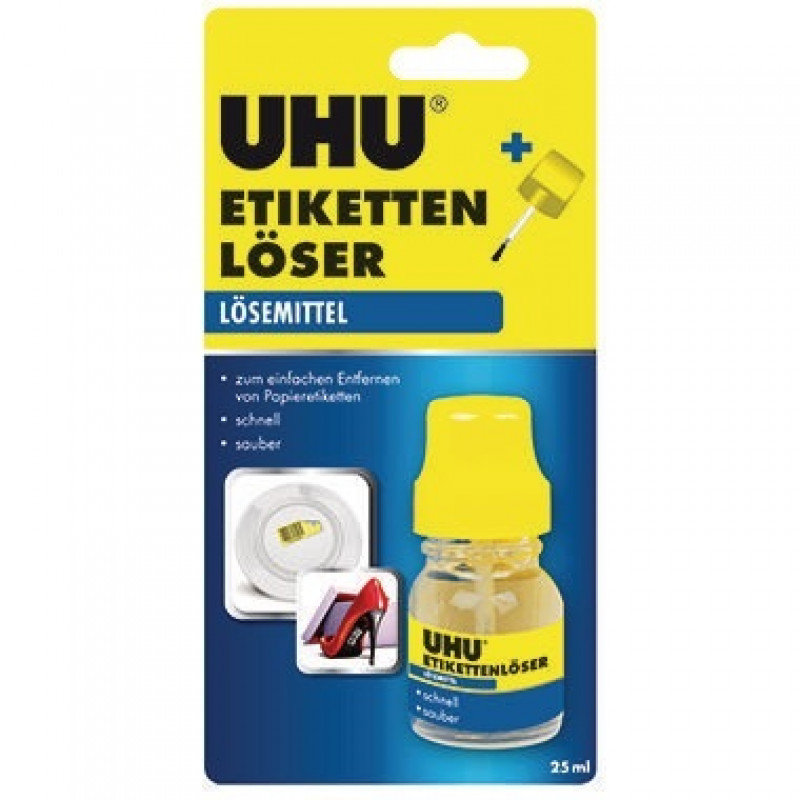 UHU Etikettenlöser Blister 48910 25m lFlasche UHU Etikettenlöser Blister 48910 25m lFlasche