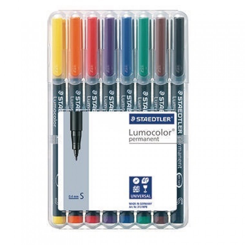 STAEDTLER Folienschreiber Lumocolor 313 WP8 0,4mm sortiert 8 St./Pack. STAEDTLER Folienschreiber Lumocolor 313 WP8 0,4mm sortiert 8 St./Pack.