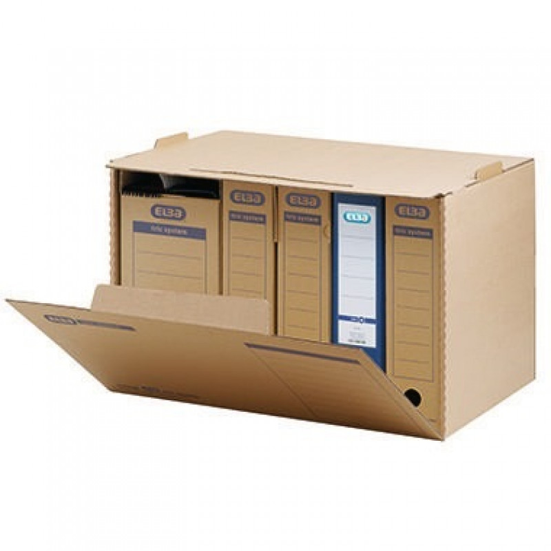 ELBA Archivbox tric System 100421093 für DIN A4 naturbraun ELBA Archivbox tric System 100421093 für DIN A4 naturbraun
