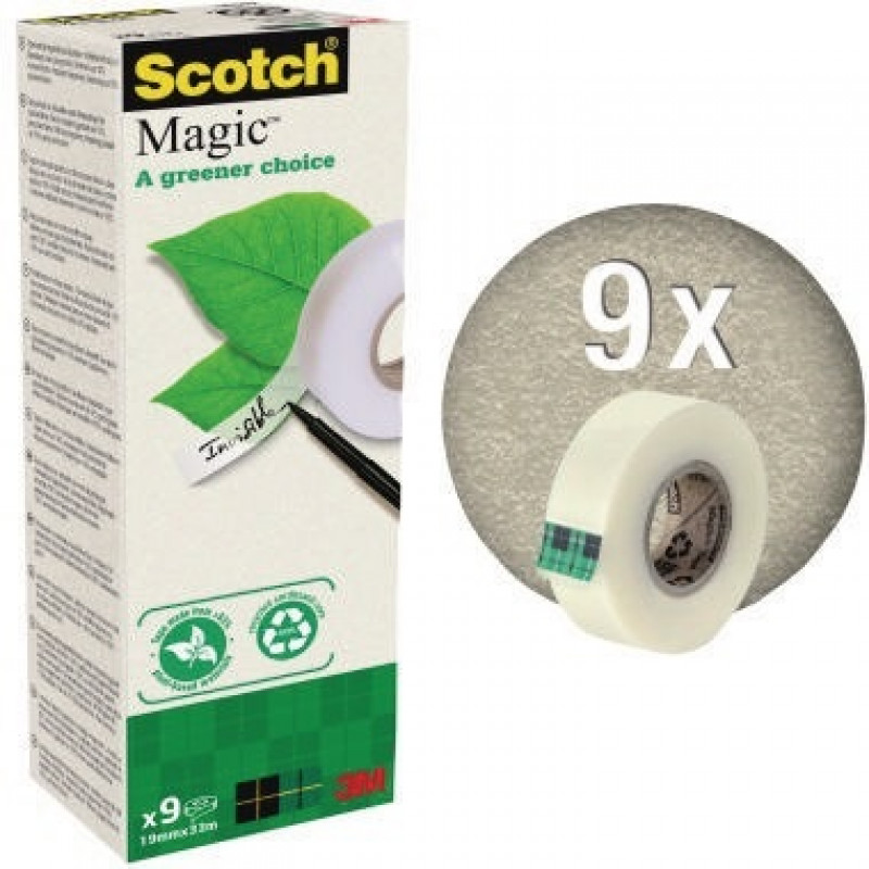 Scotch Klebefilm Magic A greener choice 90019339 9 St./Pack. Scotch Klebefilm Magic A greener choice 90019339 9 St./Pack.