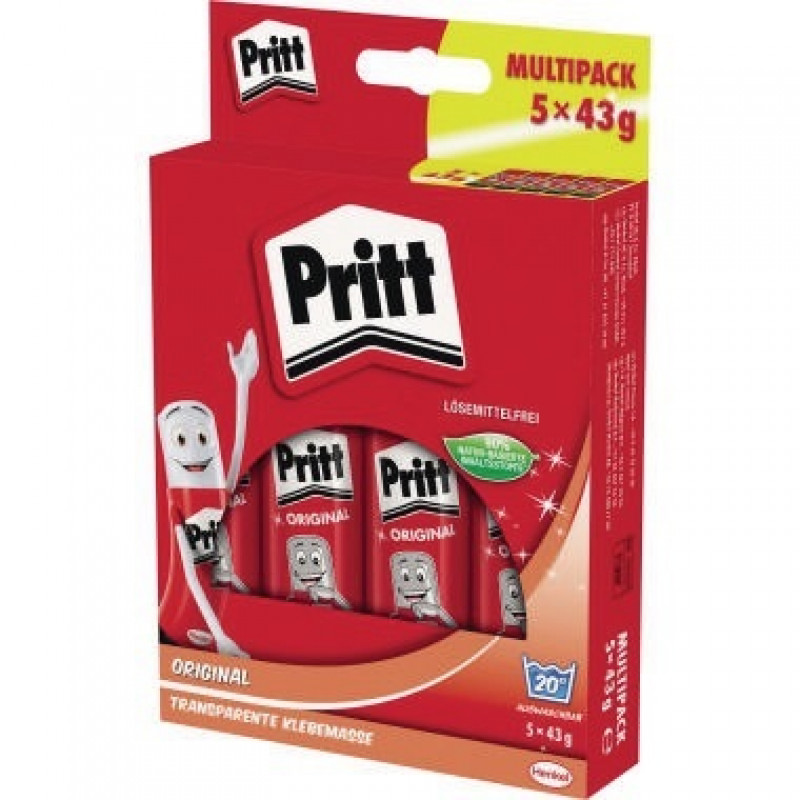 Pritt Klebestift PS8BF 43g Kunststoffhülse 5 St./Pack. Pritt Klebestift PS8BF 43g Kunststoffhülse 5 St./Pack.