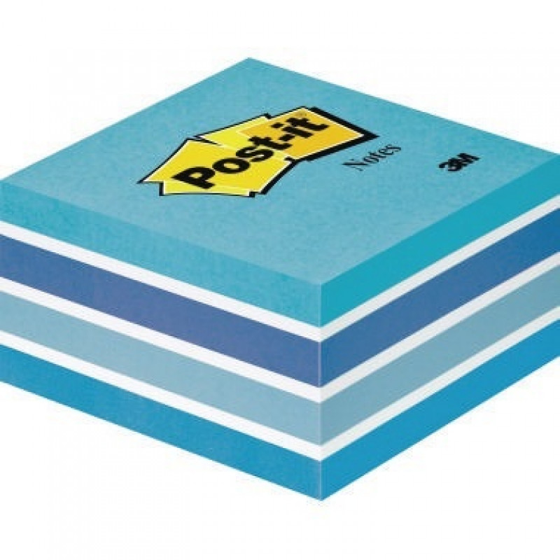 Post-it Haftnotizwürfel 2028B 76x45x76mm 450Blatt pastellblau Post-it Haftnotizwürfel 2028B 76x45x76mm 450Blatt pastellblau