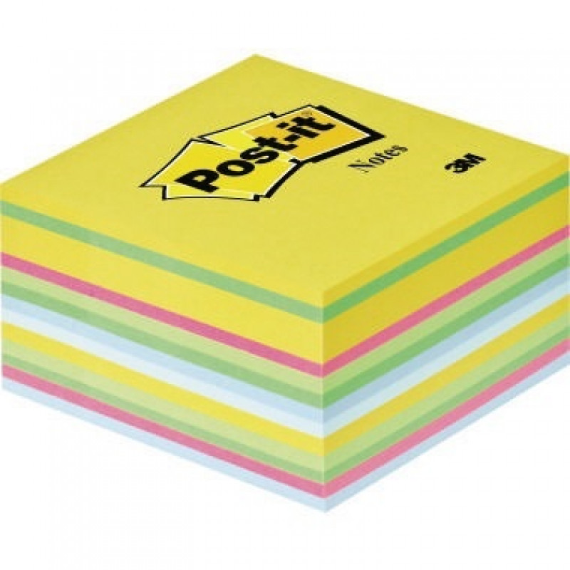Post-it Haftnotizwürfel 2030U 76x45x76mm 450Blatt sortiert Post-it Haftnotizwürfel 2030U 76x45x76mm 450Blatt sortiert