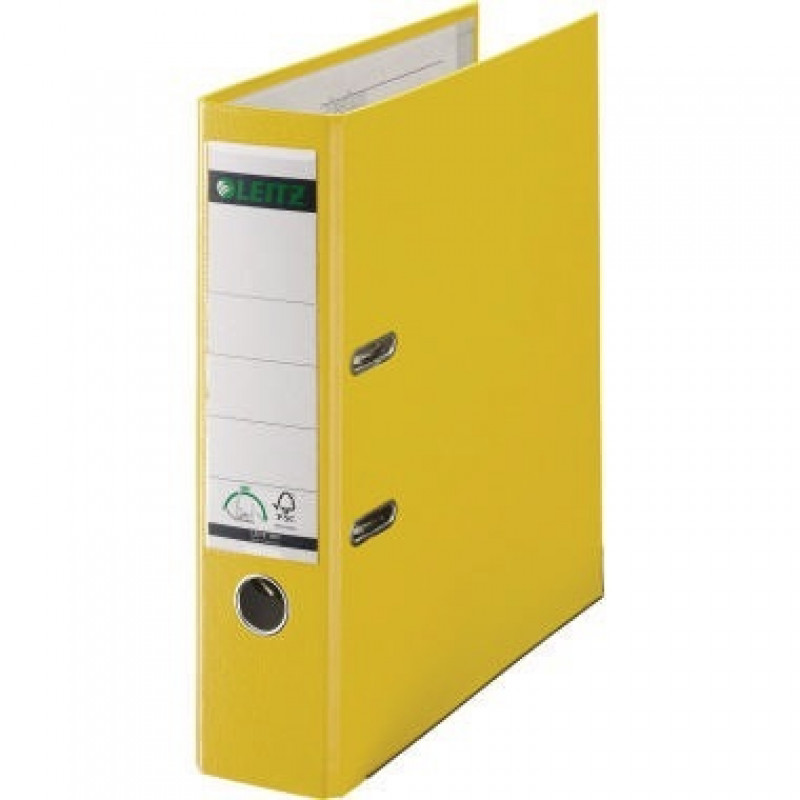 Leitz Ordner 10105015 DIN A4 80mm Polypropylen gelb