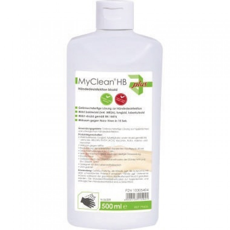 MyClean Handdesinfektion HB 05060869 Flasche 500ml MyClean Handdesinfektion HB 05060869 Flasche 500ml