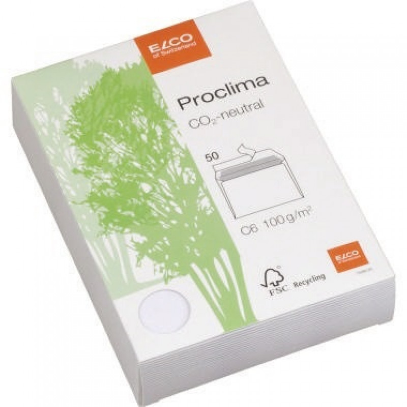 ELCO Briefumschlag 74260.20 C6 oF hk weiß 50 St./Pack. ELCO Briefumschlag 74260.20 C6 oF hk weiß 50 St./Pack.