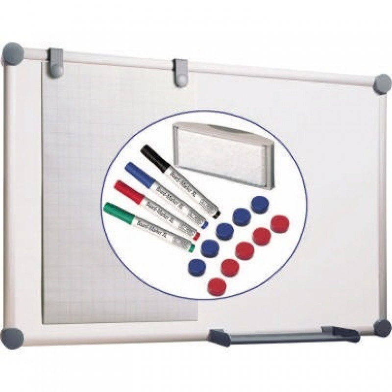 MAUL Whiteboard MAULpro 2000 6309584 90x120cm grau MAUL Whiteboard MAULpro 2000 6309584 90x120cm grau