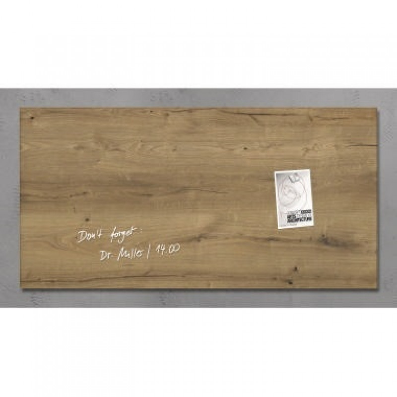 Sigel Magnetboard artverum GL258 910x460x15mm Glas Natural-Wood Sigel Magnetboard artverum GL258 910x460x15mm Glas Natural-Wood