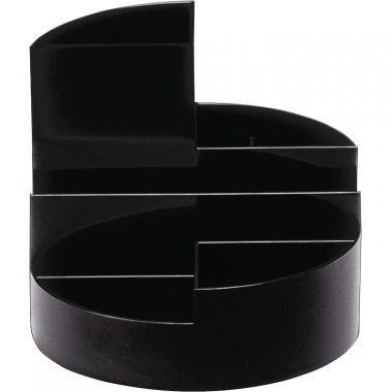 MAUL Stifteköcher 4117690 rund 6Fächer Kunststoff schwarz MAUL Stifteköcher 4117690 rund 6Fächer Kunststoff schwarz