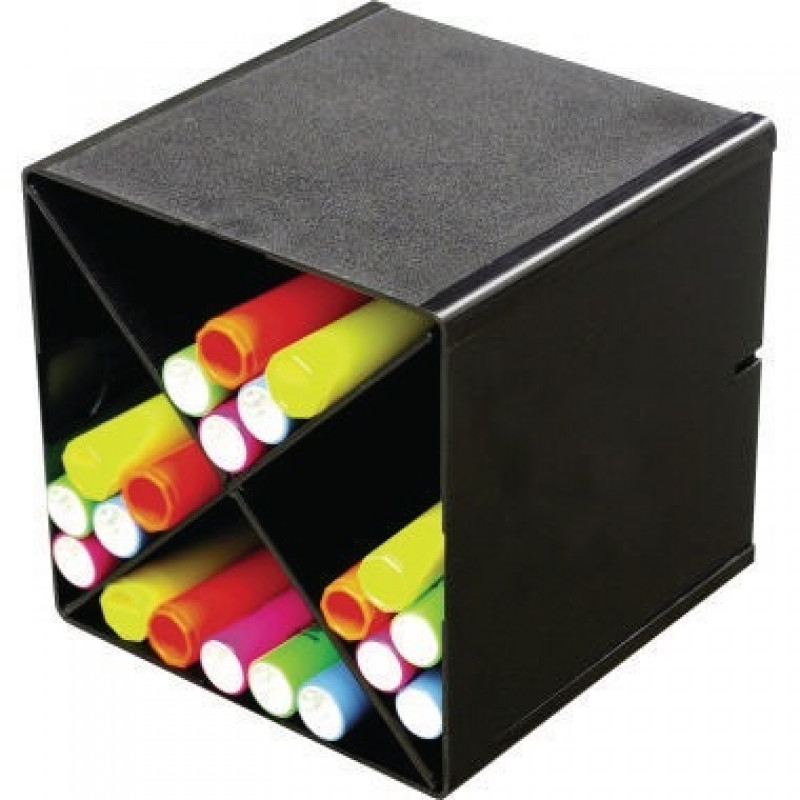 Deflect-o Organisationsbox CUBE 350204 4Fächer schwarz Deflect-o Organisationsbox CUBE 350204 4Fächer schwarz