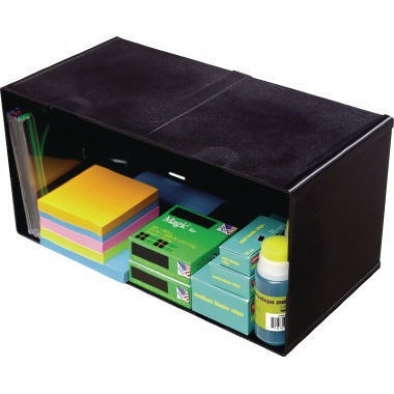 Deflect-o Organisationsbox CUBE 350504 doppelt 1Fach schwarz Deflect-o Organisationsbox CUBE 350504 doppelt 1Fach schwarz