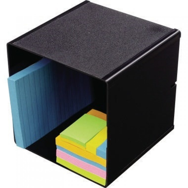 Deflect-o Organisationsbox CUBE 350404 1Fach schwarz Deflect-o Organisationsbox CUBE 350404 1Fach schwarz