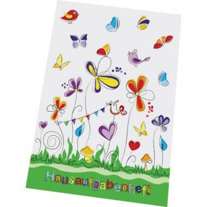 RNK Hausaufgabenheft Schmetterlinge 46450 DIN A5 80g 48Blatt RNK Hausaufgabenheft Schmetterlinge 46450 DIN A5 80g 48Blatt