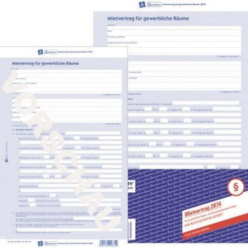 Avery Zweckform Mietvertrag 2874 DIN A4 6seitig Avery Zweckform Mietvertrag 2874 DIN A4 6seitig