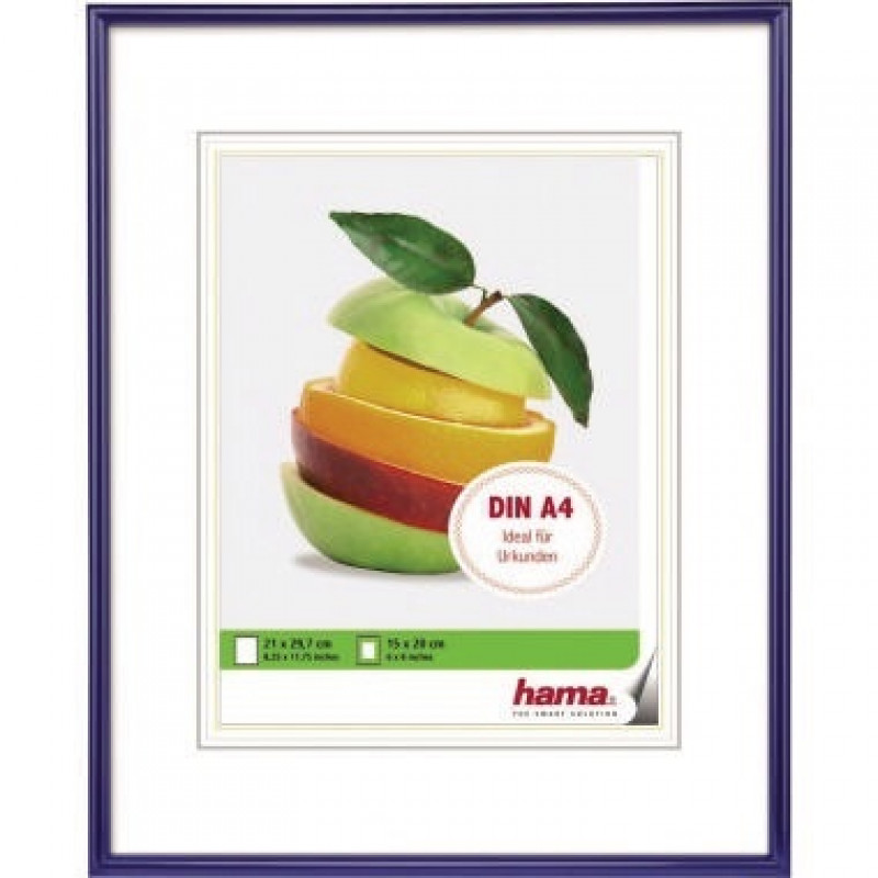 Hama Bilderrahmen Sevilla 00066312 21x29,7cm Kunststoff blau Hama Bilderrahmen Sevilla 00066312 21x29,7cm Kunststoff blau