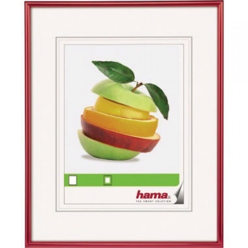 Hama Bilderrahmen Sevilla 00066290 50x70cm Kunststoff rot Hama Bilderrahmen Sevilla 00066290 50x70cm Kunststoff rot
