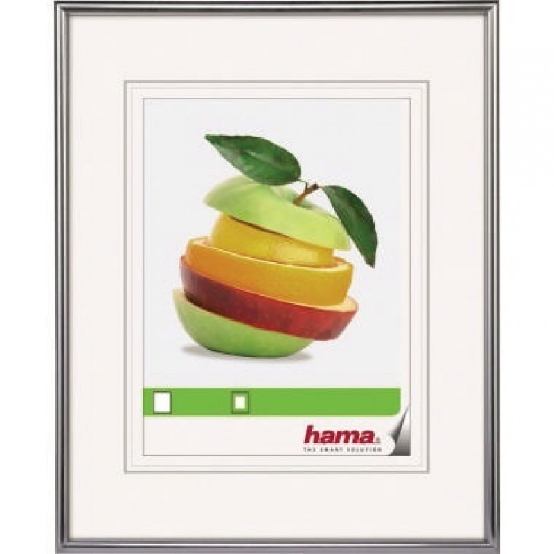 Hama Bilderrahmen Sevilla 00066440 50x70cm Kunststoff silber Hama Bilderrahmen Sevilla 00066440 50x70cm Kunststoff silber