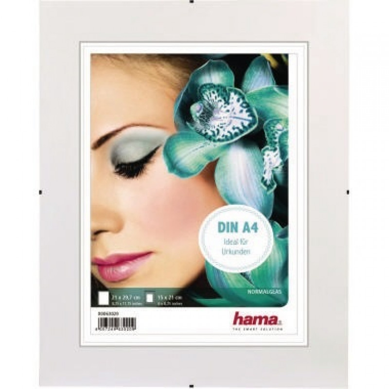 Hama Bilderrahmen Clip-Fix 00063020 21x29,7cm rahmenlos transparent Hama Bilderrahmen Clip-Fix 00063020 21x29,7cm rahmenlos transparent