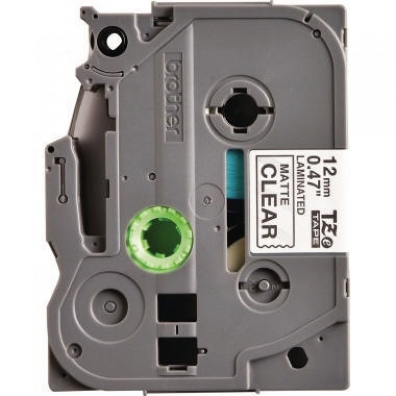 P-touch Schriftbandkassette TZEM31 12mmx8m laminiert sw auf tr