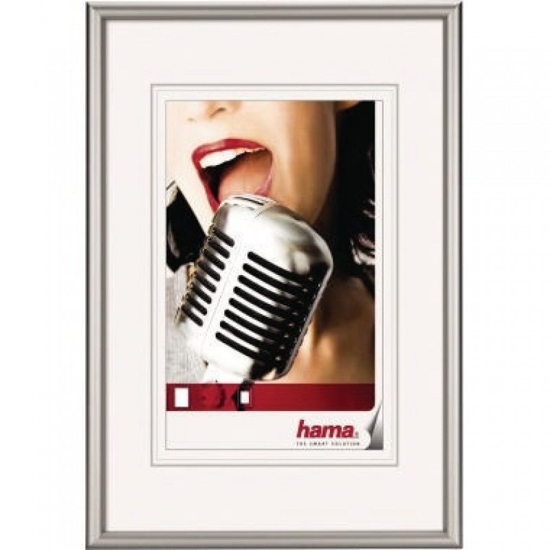Hama Bilderrahmen Chicago 00061052 60x80cm Aluminium silber Hama Bilderrahmen Chicago 00061052 60x80cm Aluminium silber