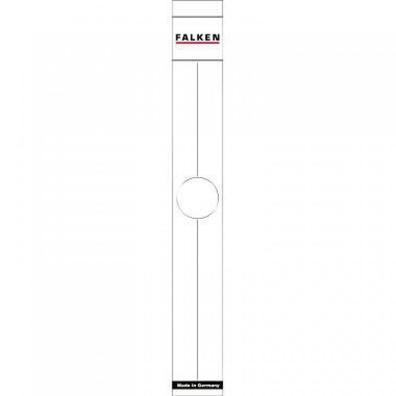 Falken Ordnerrückenschild 11287075 50mm weiß 10 St./Pack.