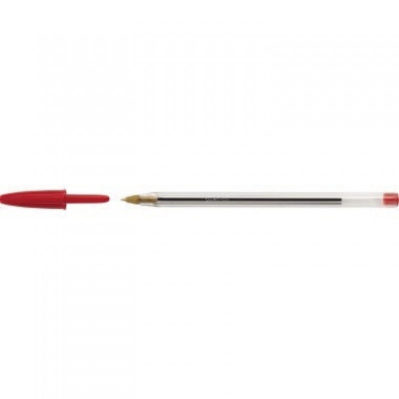 BIC Einwegkugelschreiber Cristal Medium 8373619 0,4mm rot BIC Einwegkugelschreiber Cristal Medium 8373619 0,4mm rot