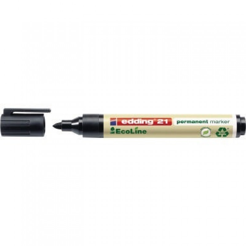 edding Permanentmarker 21 EcoLine 4-21001 1,5-3mm Rundspitze schwarz edding Permanentmarker 21 EcoLine 4-21001 1,5-3mm Rundspitze schwarz