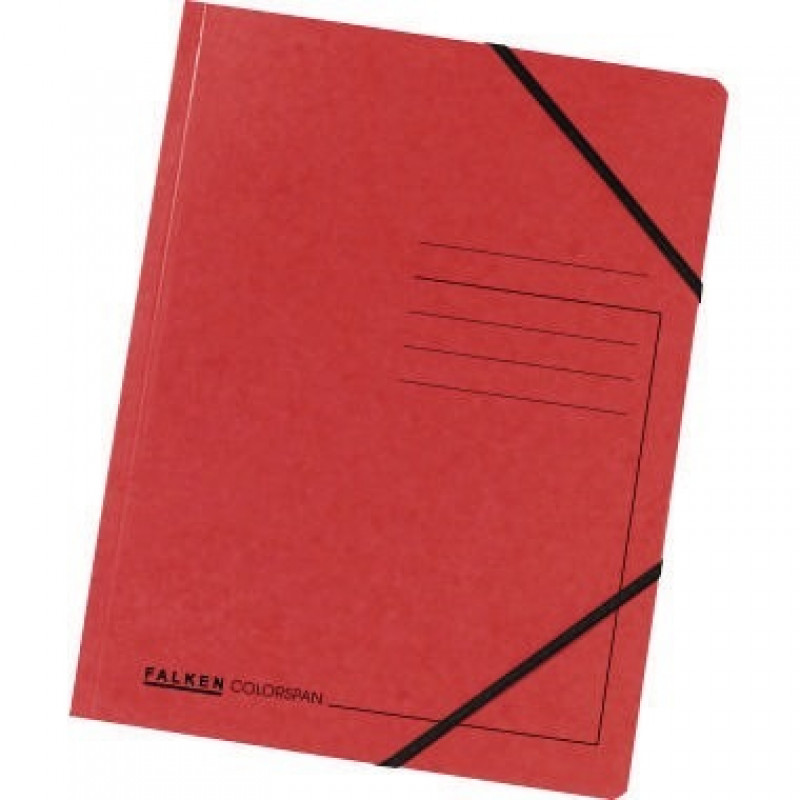 Falken Eckspanner 11286481 DIN A4 Colorspankarton rot Falken Eckspanner 11286481 DIN A4 Colorspankarton rot