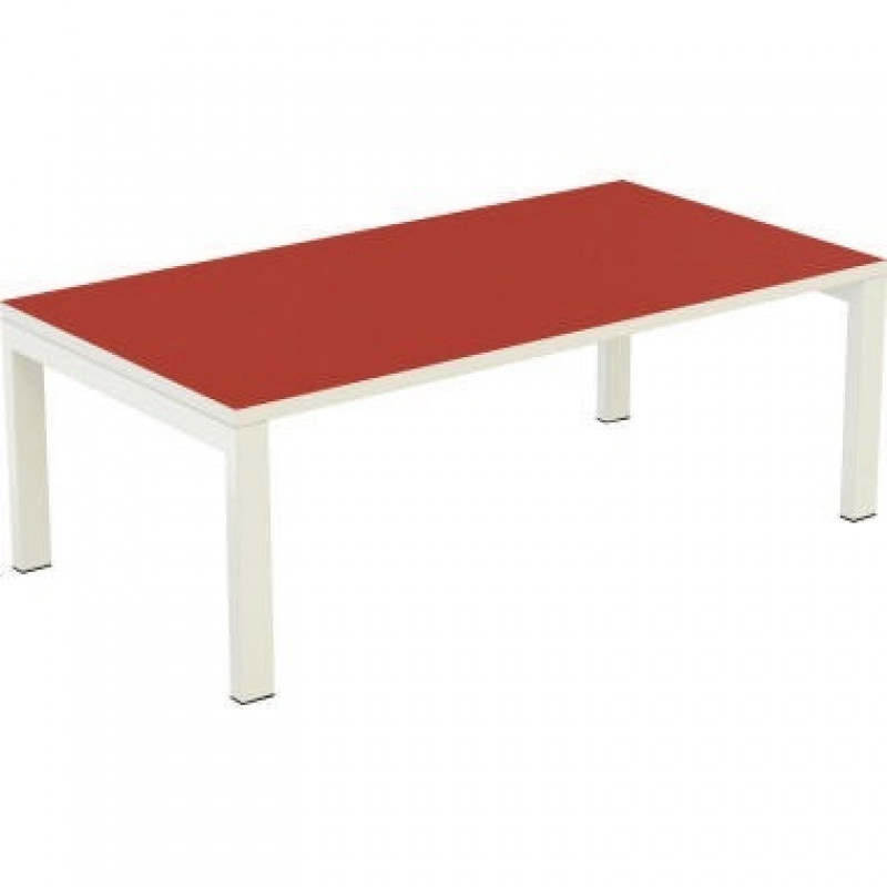 easyDesk Beistelltisch T114.13.18 114x40x60cm rot/weiß easyDesk Beistelltisch T114.13.18 114x40x60cm rot/weiß