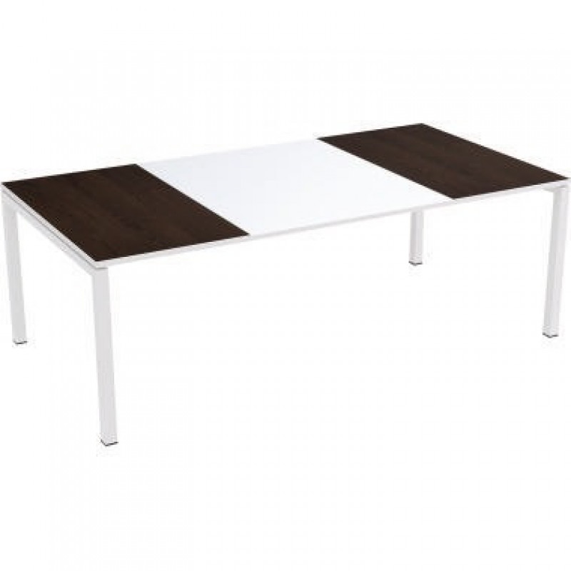 easyDesk Schreibtisch T220.13.13.40 220x75x114cm We/ws