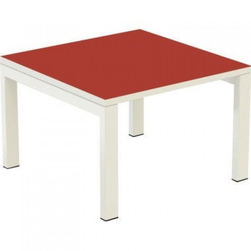 easyDesk Beistelltisch T60.13.18 60x40x60cm rot/weiß easyDesk Beistelltisch T60.13.18 60x40x60cm rot/weiß