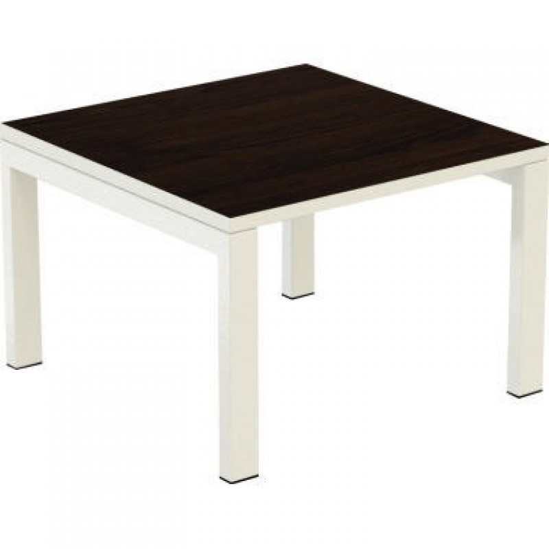 easyDesk Beistelltisch T60.13.40 60x40x60cm Wenge/weiß