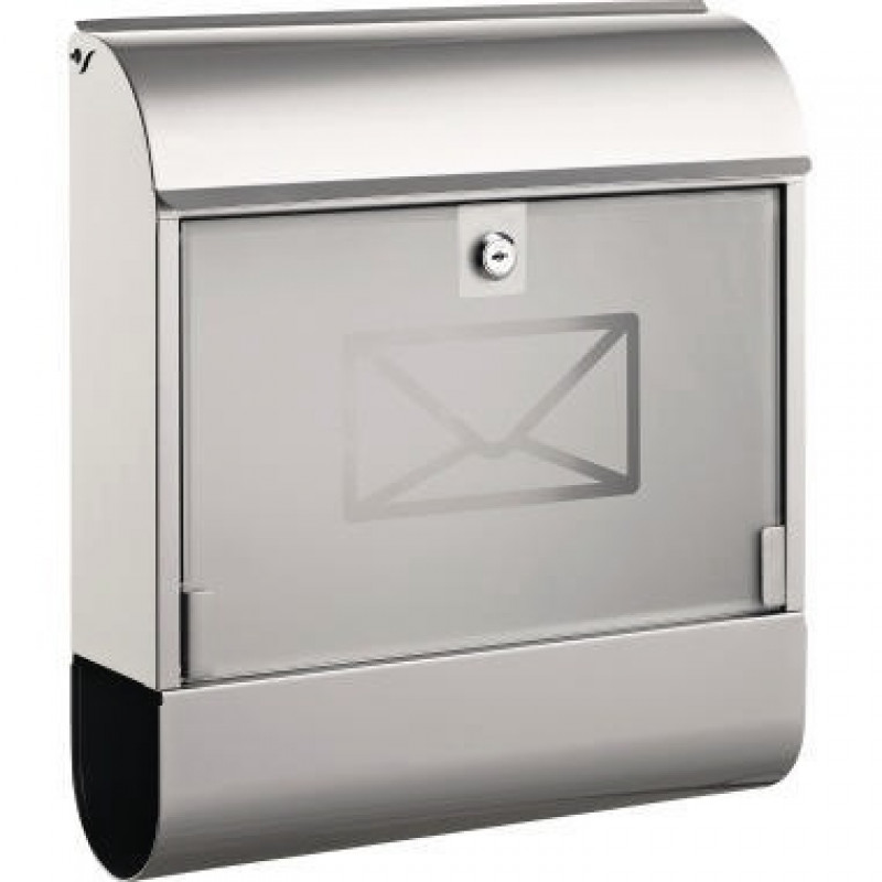 ALCO Briefkasten 8608 36x40x11cm Metall silber ALCO Briefkasten 8608 36x40x11cm Metall silber