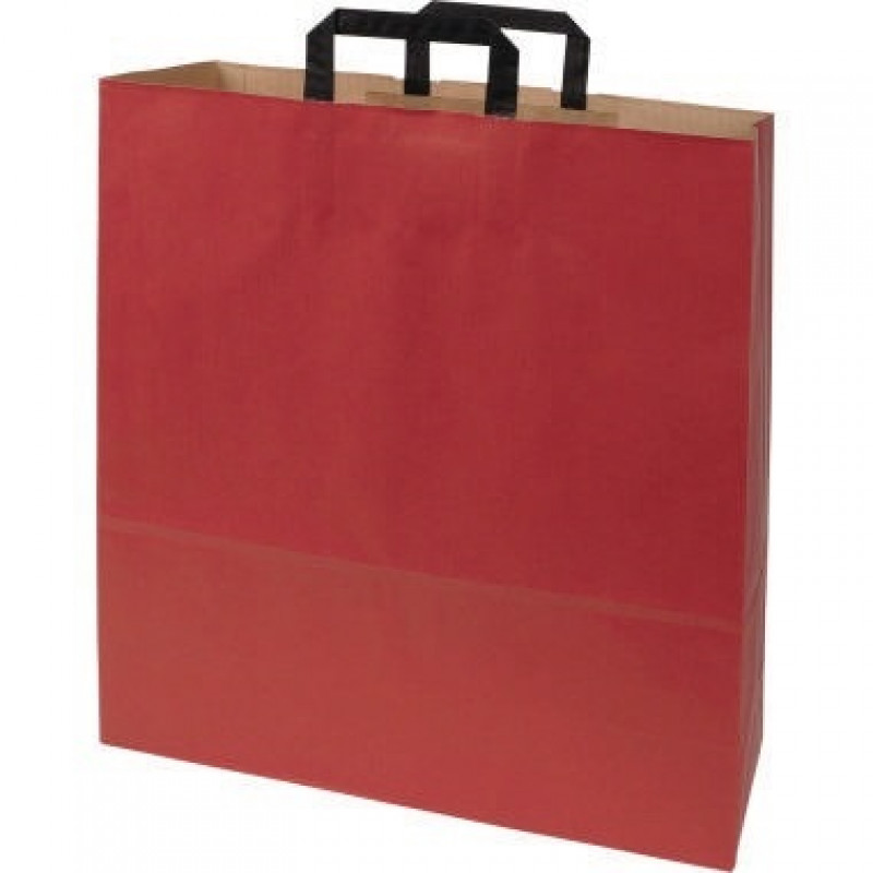 Papiertragetasche Topcraft 1FTTC005032 groß rot 50 St./Pack Papiertragetasche Topcraft 1FTTC005032 groß rot 50 St./Pack