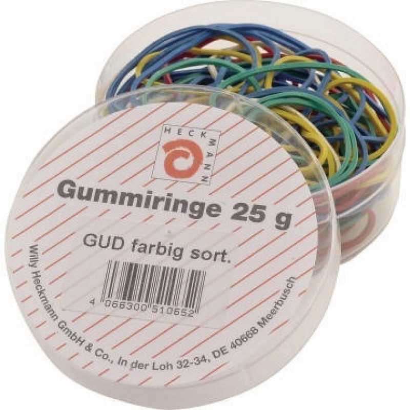 WIHEDÜ Gummiringe 510065 Ø sortiert f. sortiert 25 g/Pack WIHEDÜ Gummiringe 510065 Ø sortiert f. sortiert 25 g/Pack