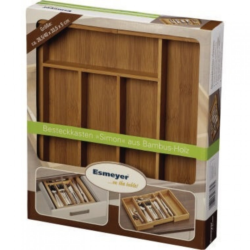 Esmeyer Besteckkasten Bambus 290-078 33,5x6cm braun Esmeyer Besteckkasten Bambus 290-078 33,5x6cm braun