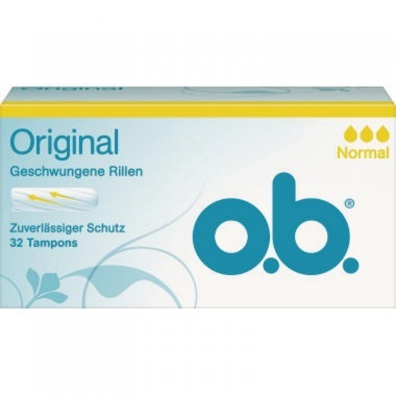 O.B. Tampons normal 191000 weiß 32 St./Pack. O.B. Tampons normal 191000 weiß 32 St./Pack.
