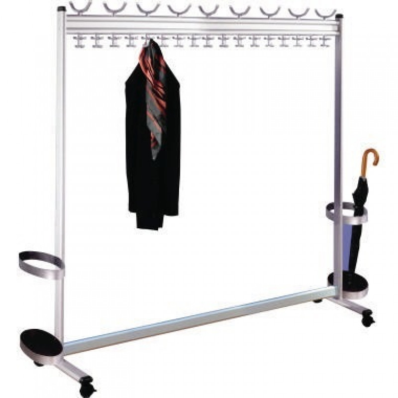 Kerkmann Garderobe Multiline 6758 180x170x40cm 18/68 Haken silber Kerkmann Garderobe Multiline 6758 180x170x40cm 18/68 Haken silber