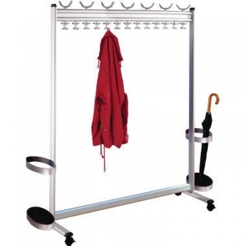 Kerkmann Garderobe Multiline 6754 140x170x40cm 14/52 Haken silber Kerkmann Garderobe Multiline 6754 140x170x40cm 14/52 Haken silber