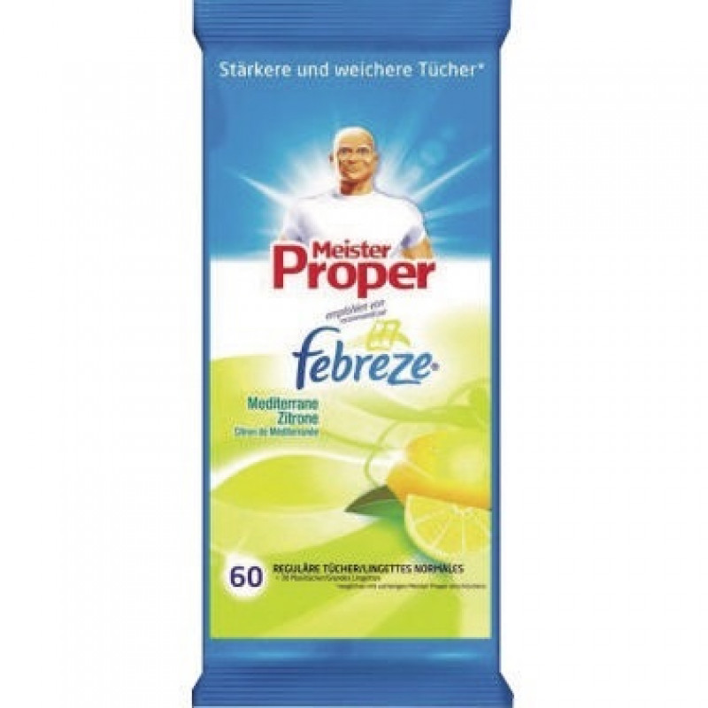 Reinigungstücher feucht Citrus 60St/Pg