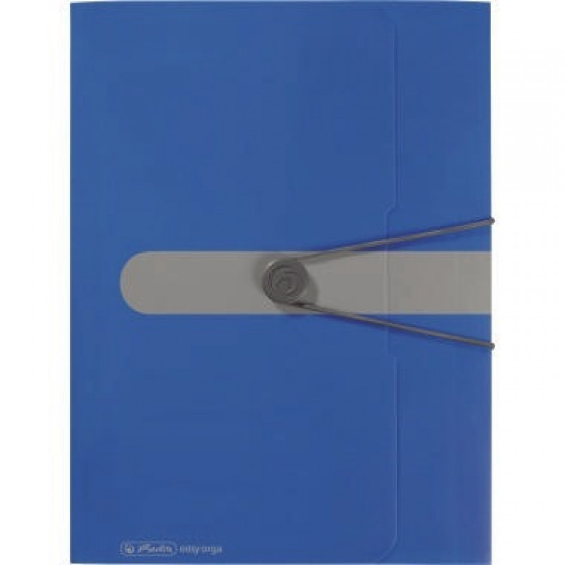 Herlitz Gummizugmappe 11205994 DIN A4 PP opak blau Herlitz Gummizugmappe 11205994 DIN A4 PP opak blau