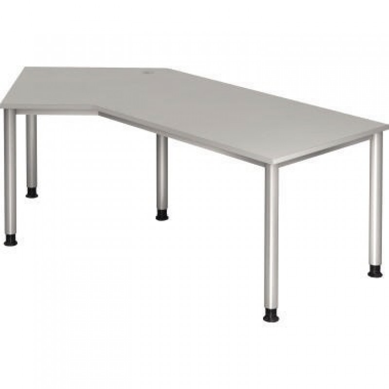 Hammerbacher Schreibtisch VHS21/5/S 210x113cm grau