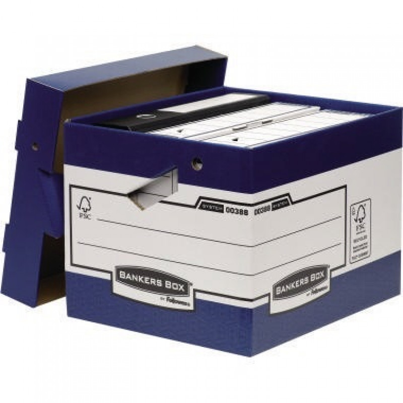 Bankers Box Archivbox Ergo Box Heavy Duty 0038801 blau Bankers Box Archivbox Ergo Box Heavy Duty 0038801 blau
