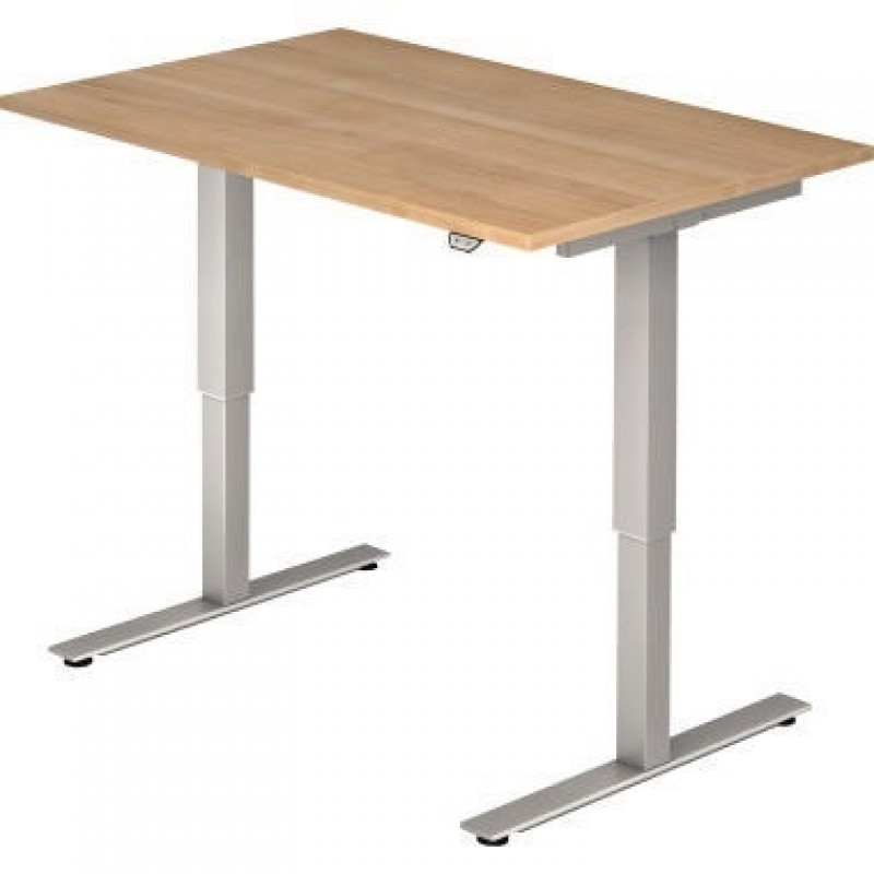 Hammerbacher Schreibtisch VXMST12/N/S 120x80cm nußbaum Hammerbacher Schreibtisch VXMST12/N/S 120x80cm nußbaum