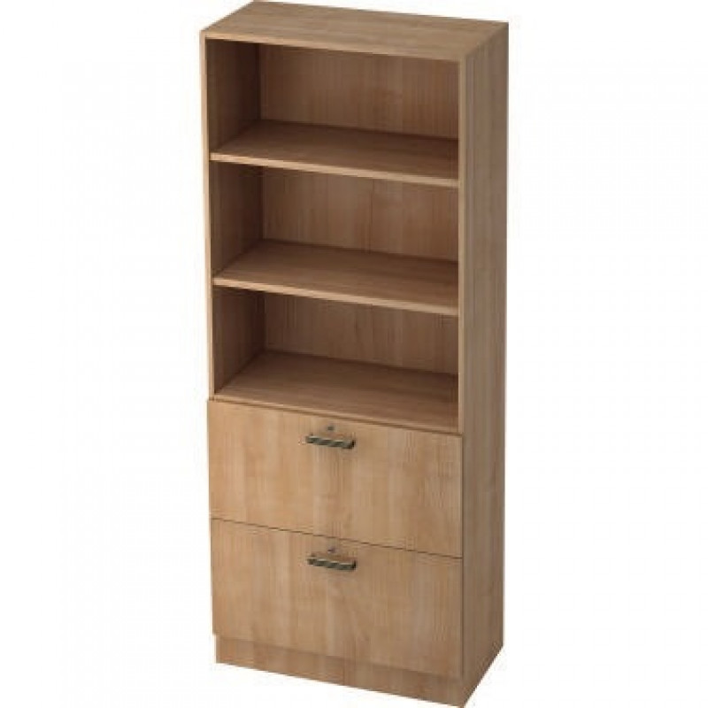 Hammerbacher Registraturschrank V7300/N/N/SG 5OH nußbaum/nußbaum Hammerbacher Registraturschrank V7300/N/N/SG 5OH nußbaum/nußbaum