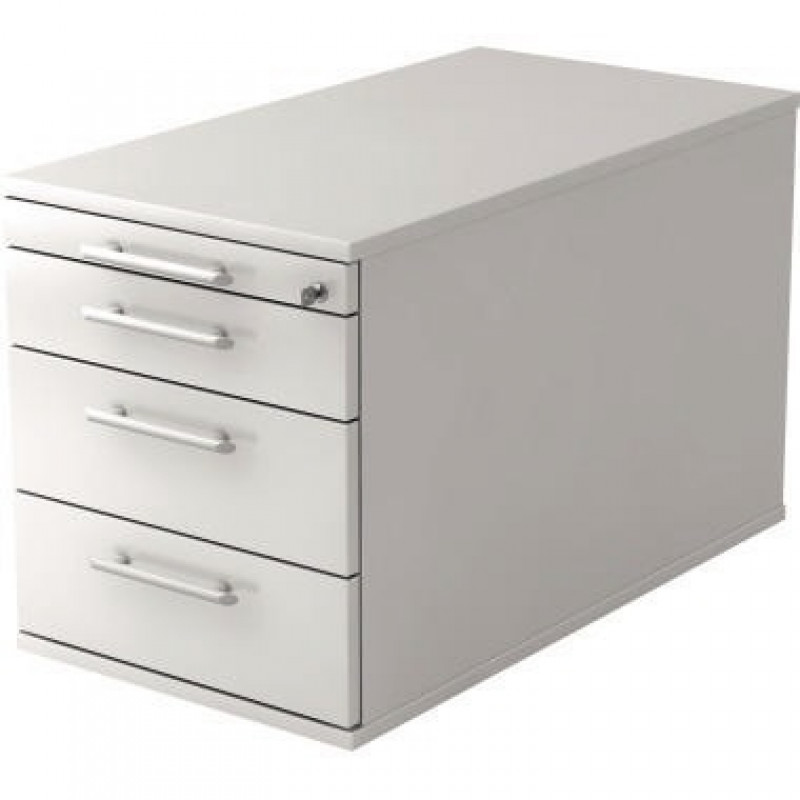 Hammerbacher Rollcontainer Solid VTC30/W/W/RE weiß Hammerbacher Rollcontainer Solid VTC30/W/W/RE weiß