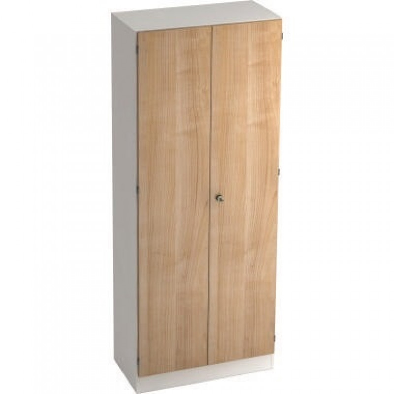 Hammerbacher Garderobenschrank V6200/W/N/SG 5OH weiß/nußbaum Hammerbacher Garderobenschrank V6200/W/N/SG 5OH weiß/nußbaum